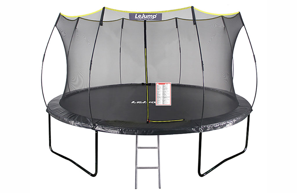 LeJump trampolin mega size, rund Hus, fritid og leg | P.Lindberg