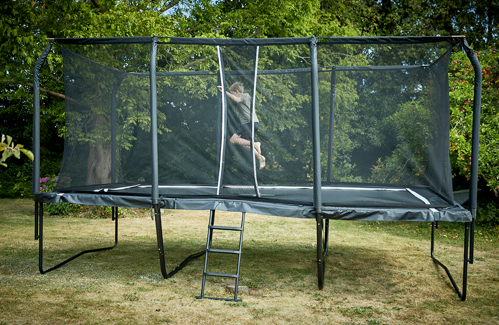 Trampolin mega size, firkantet | Hus, fritid og leg