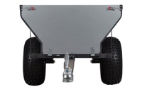 Kippanhänger Traglast 500 kg robust Quad ATV Rasentraktor kräftiger Stahlrahmen 