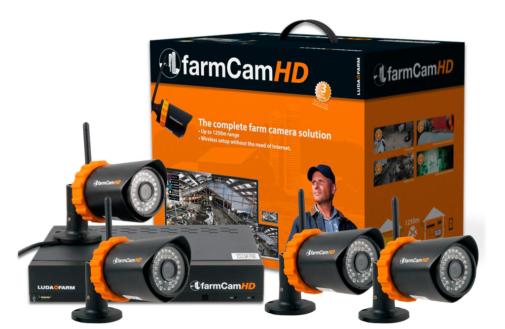 Läs mer om Luda FarmCam HD med 4 kameror