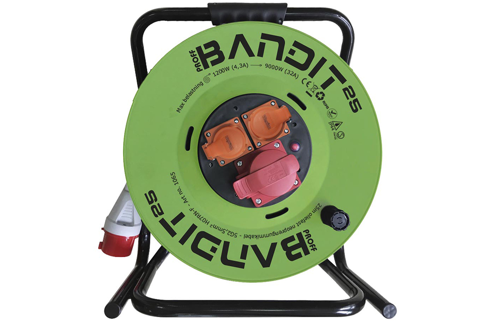Läs mer om Bandit kabeltrumma 25 meter - 400V